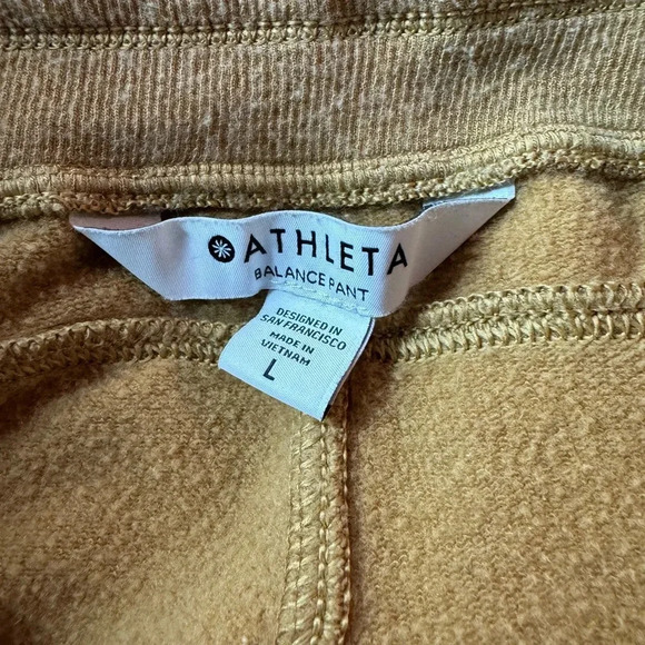 Athleta Balance Pants Draw String Wide Leg Sweatpants Size Large - Picture 4 of 9